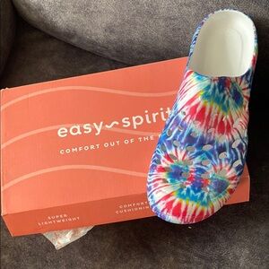 Easy Spirit Colorful Tie-Dye Slip-Ons